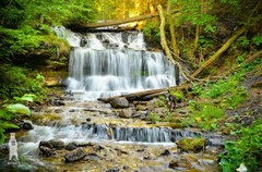 Wagner Falls – Fine Art Photography Prints – Munising, Michigan, Waterfall