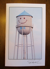 «Grand Forks Smiley Water Tower Print 2009» Original Art Work by Steve Augustin
