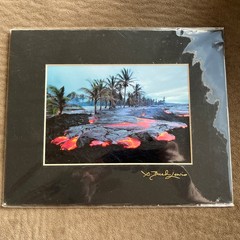 Hawaiian Volcano Lava Photo Signed G. Brad Lewis No 17A
