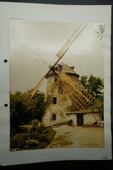 Photo View Windmill Mediterranean Southern Europe Building Color Vintage Muller House