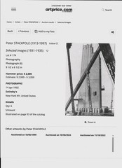 Peter Stackpole, OAKLAND BAY BRIDGE, Original Silver Gelatin Photo, 1934, signed