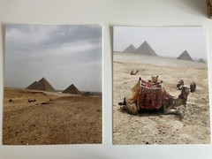Set of 2 Egyptian Pyramid Travel Photos 8×10
