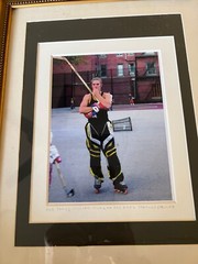 STANLEY STELLAR «HOCKEY PLAYER WEST VILLAGE» SIGNED ORIGINAL PHOTOGRAPH