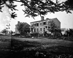 New Civil War Photo: Houses Damaged after the Battle of Fredericksburg – 6 Sizes