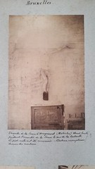 Rare Photo Board City Brussels Late 19th – Early 20th Century Belgium Monuments