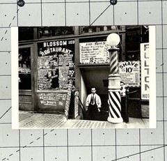 Berenice Abbott – Blossom Restaurant Bowery New York 1935 Fotofolio Art Card