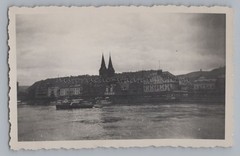 Boppard am Rhein 1934 – Ships City View – Old Photo 1930s