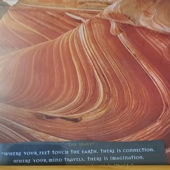 Fatali Framed Cibachrome Photograph ‘The Wave’ Landscape Nature Desert Art