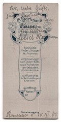 Photograph C. Hartmann, Ilmenau, Mühlenstr., portrait lady Liesel Hermann in the we