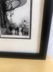 EUROPEAN SCENES «Paris Street 2004» Target Series FRAMED PHOTOGRAPH Connie Begg