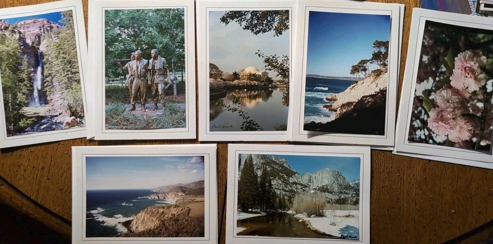 7 Exclusive Paul Mink Reel Life Photos Signed + Providence / Greeting Cards