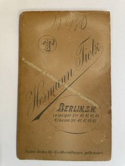 orig. CDV photo photograph man gentleman fashion picture old around 1885 H. Tietz Berlin