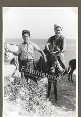 3x Photo Bundle Aegina Greece Woman Donkey Transport Locals 1950s