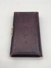 * ANTIQUE PHOTO ALBUM VICTORIAN PHOTOGRAPH ANTIQUE GOLD CUT 80 PHOTOS