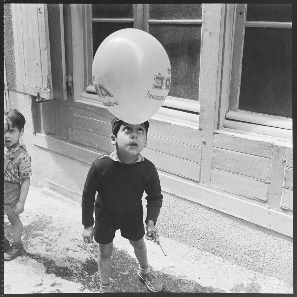 Baryte Print Photo Greece Child 1960 Size 30x30cm