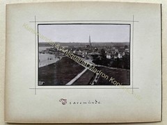 2x orig. Photo from 1880 Burgthor Lübeck & Travemünde 19.5 cm x 25.5 cm