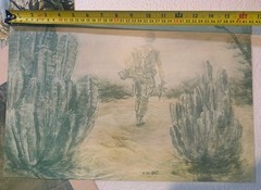 Lot 12 Vtg 1976 US Gov Military USMC Vietnam War WW1 WW2 Lithograph Poster Print