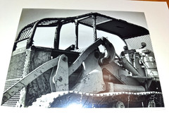 Vtg 1978 Gelatin Silver Lot of 2 Bulldozer Prints Signed 8×10 COA Fine Art Image
