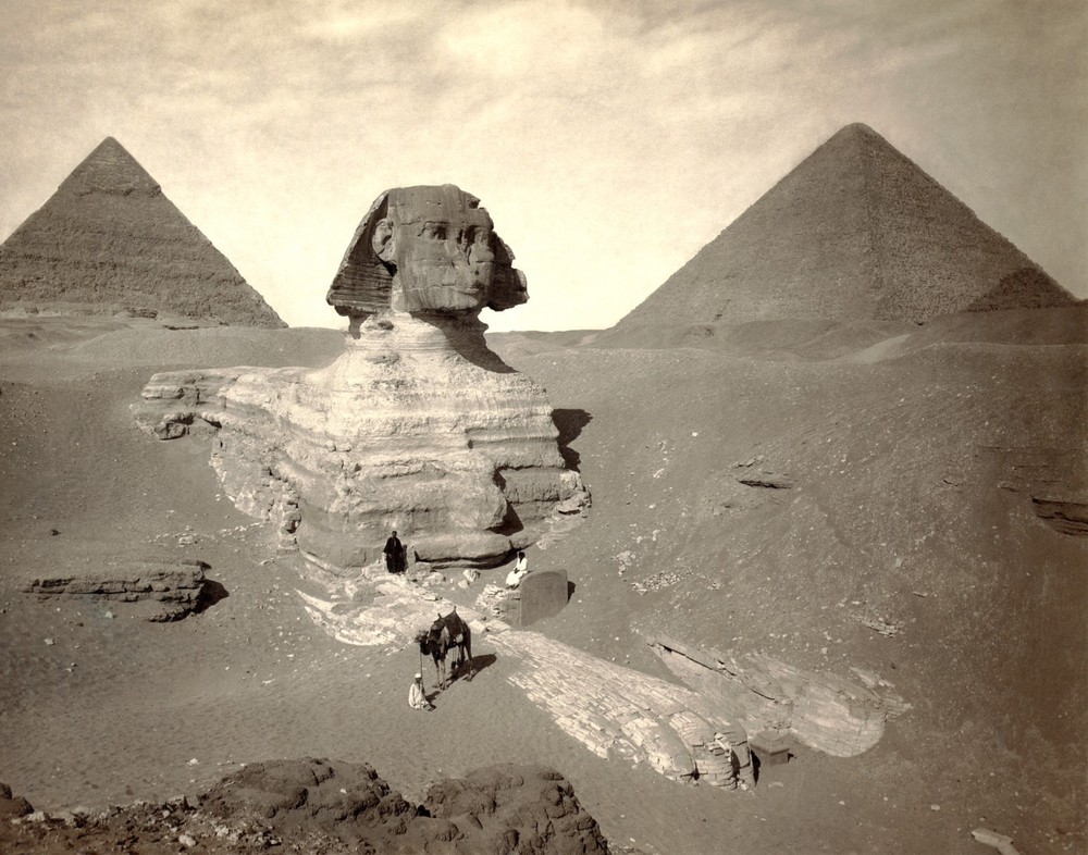 The Great Sphinx of Giza, partially excavated 11″x14″ Photograph Print 11×14