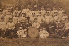 Great old group photo musicians – music corps? Austria Bruck a. Mur 1925