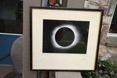 Genuine 1963 Donald Ross Signed Eclipse Photograph Getty Museum C/o Minor White