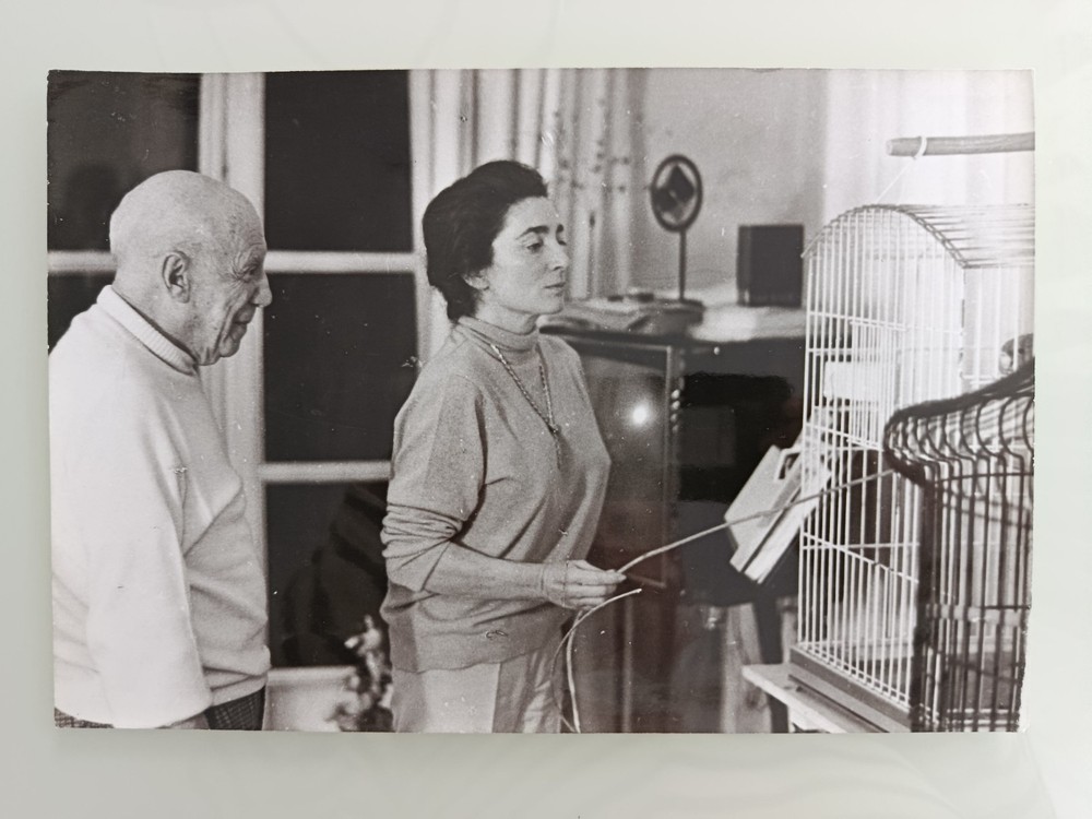 1956 Original Vintage Photo Pablo Picasso and Jacqueline ROQUE