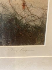 Tony Casper 16×20 Red Ivy Window Signed Numbered 47/275 Art Photography Print 92