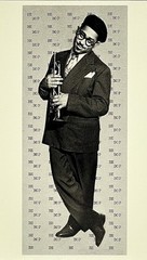 Dizzy Gillespie Art Photo Print Card By William P. Gottlieb (1917-2006)