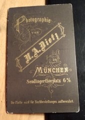 Man with Beard & Bald Head – Circa 1880/90s / CDV N. A. Dietz Munich
