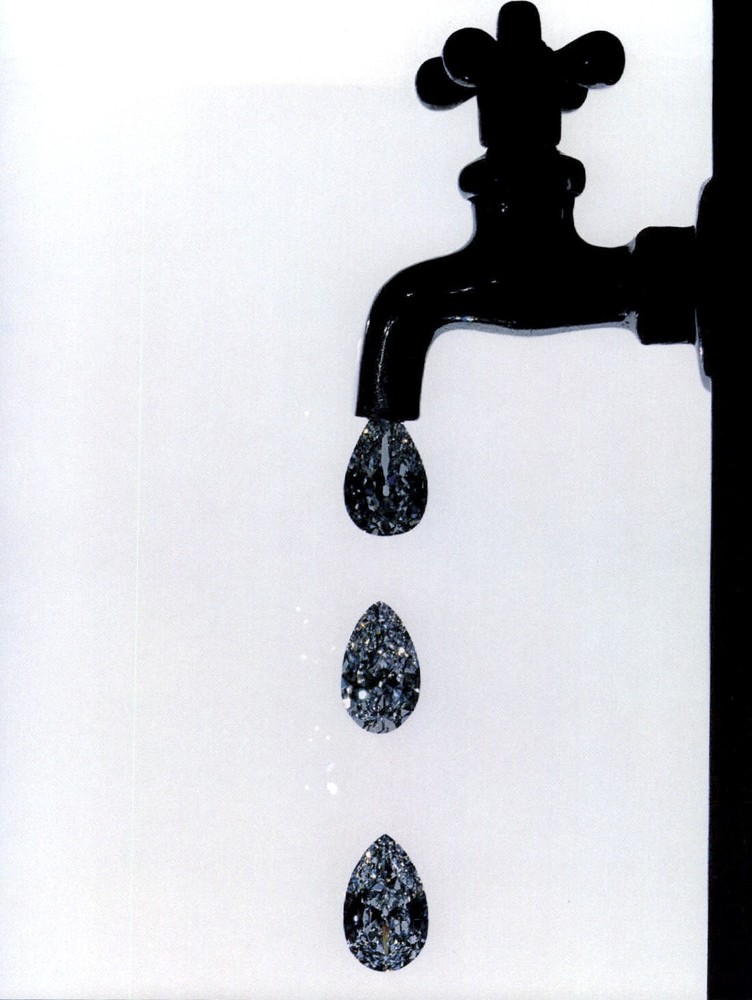 1984 Irving Penn Water Faucet Spigot Dripping Diamonds Art Photo Engraving