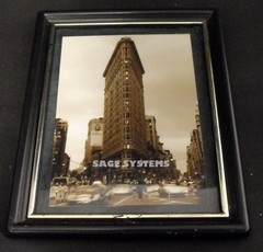 Antique Photo of New York’s Iconic Landmark Flat Iron Building