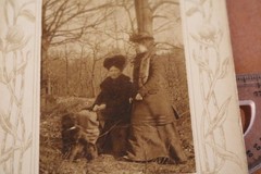 Great old photocard – two women – Remscheid 1902