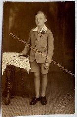 orig. Foto AK Fotografie Kind Kinder um 1930 Warnsdorf Konfirmation