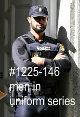 MALE PORTRAIT #1225-146 -men in uniform series -freeShip/USA