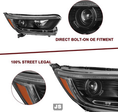 -For 2017-2022 Honda CR-V LX/EX/EX-L 4-Door [Halogen Type W/Led DRL] OEM Project