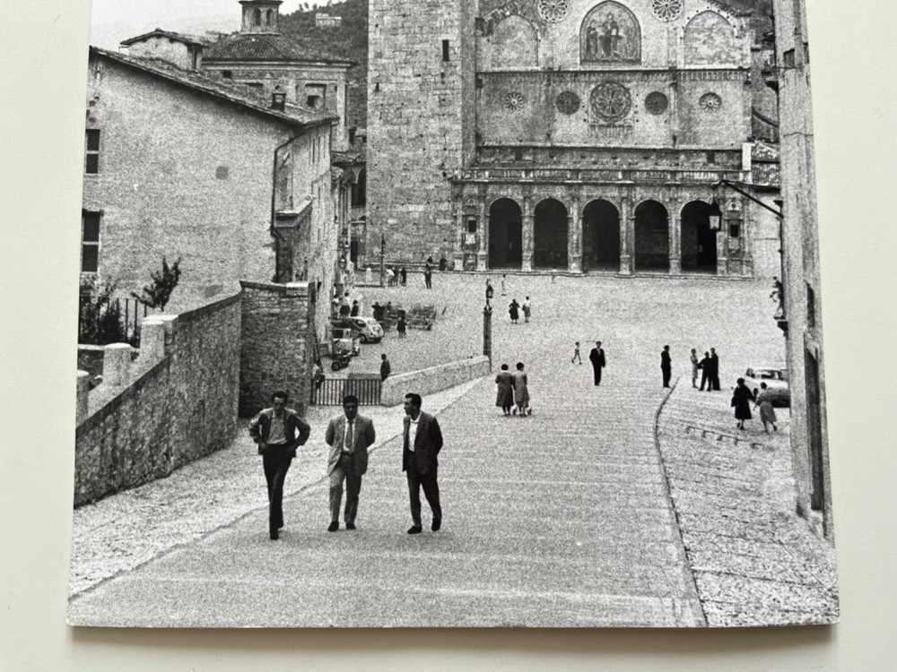 Orig Barite Photo 30x20cm Circa 1958 Composer Gian Carlo Menotti in Spoleto 3