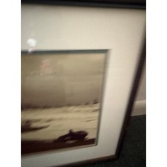 Photograph of Pacific Northwest Coast Sepia Professionally Framed 21.5X17.5″
