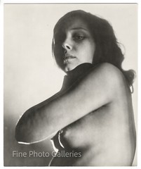 1928 Czech Female Nude By FRANTISEK DRTIKOL Original Large Silver Gelatin Photo