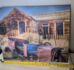 Original Photography Art Abandoned Car & Old Delivery Truck 8″x10″