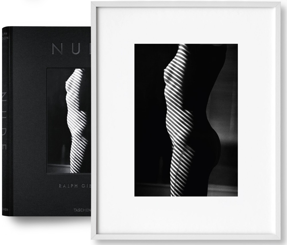 Ralph Gibson. NUDE, limited Art Edition Signed w/ signed Print. «NUDE….blinds»