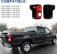 LED Tail Light Assembly Compatible with 2015 2016 2017 2018 2019 2020 Ford F150