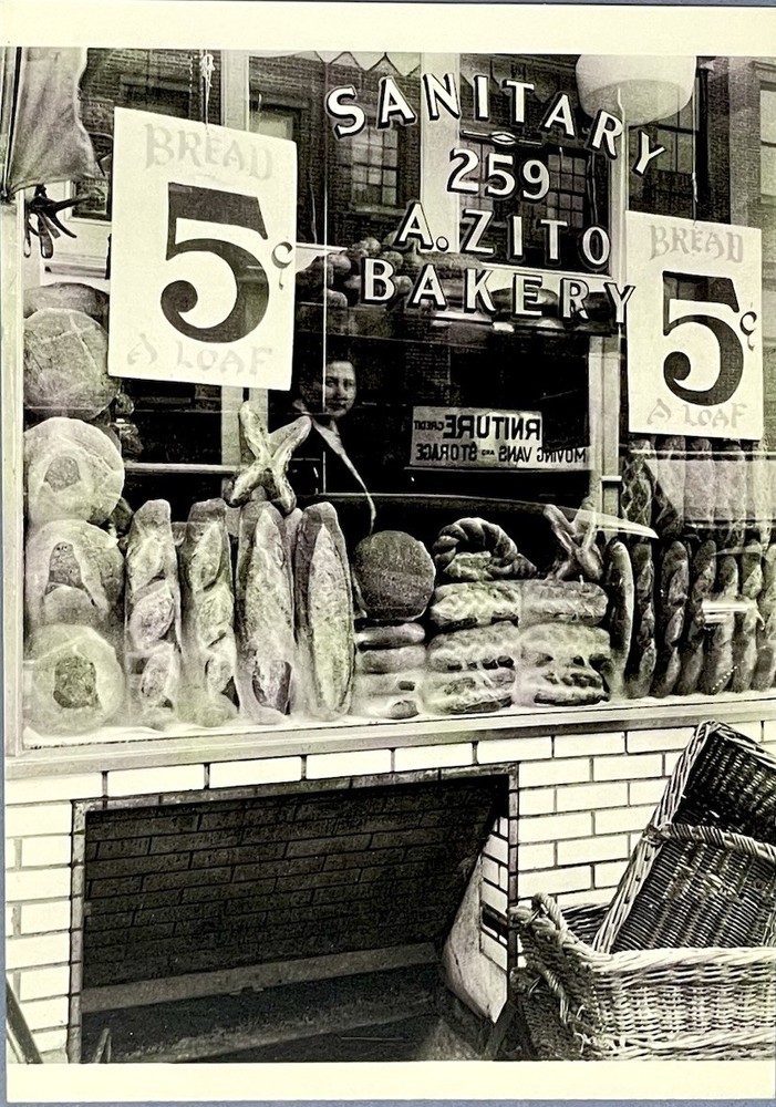 Bread Store NYC 1937 Art Print Card Photo By Berenice Abbott 4.25”x6” Fotofolio