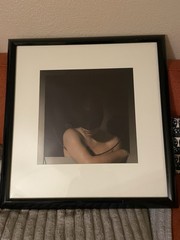 Susan Fenton , Original Art Piece Framed “Draped Arm” 2000 15“ X 14.5” ￼Gelatin