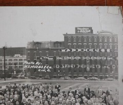United Mine Workers UNION Photograph JOHN L. LEWIS UMWA Vtg 40s Panoramic View
