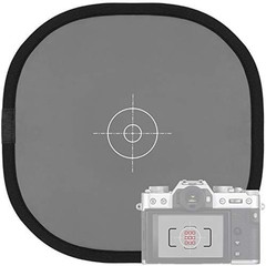 Collapsible 12×12 Inch Grey Card for Manual White Balance and Exposure Control