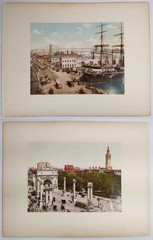 Photo: New York City – South Street and Brooklyn Bridge / The Naval Arch. Detroit
