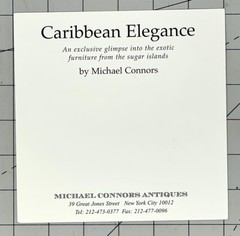 Caribbean Elegance Art Announcement Card By Michael Connors – Island Furniture