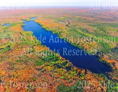 Beatons Lake, Watersmeet, Mich., Gogebic County. Overview Photo. Frame Optional.