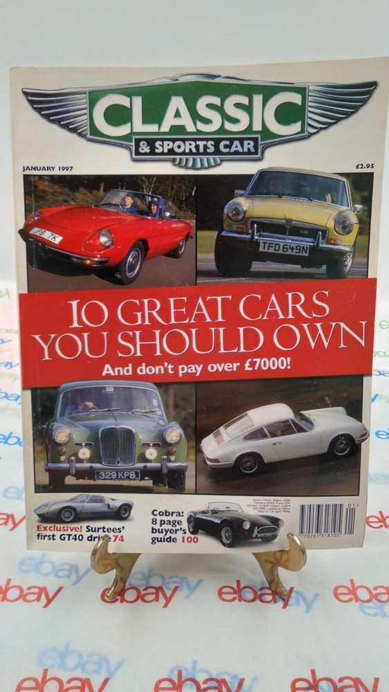 Classic And Sportscar Magazine JAN. 1997