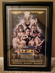 Beyond Wrestling 13×19 framed – Young Bucks, Orange Cassidy, IWTV (AEW/WWE/NXT)